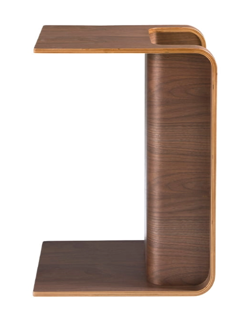 imagem de Mesa de canto rectangular em madeira de nogueira 2110 Angel Cerda7