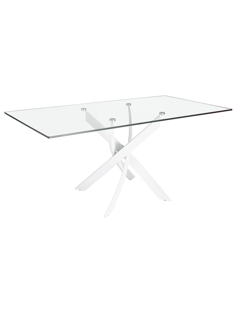 imagem de Mesa de jantar rectangular em vidro 1138 Angel Cerda1