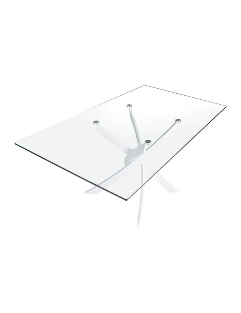 imagem de Mesa de jantar rectangular em vidro 1138 Angel Cerda8