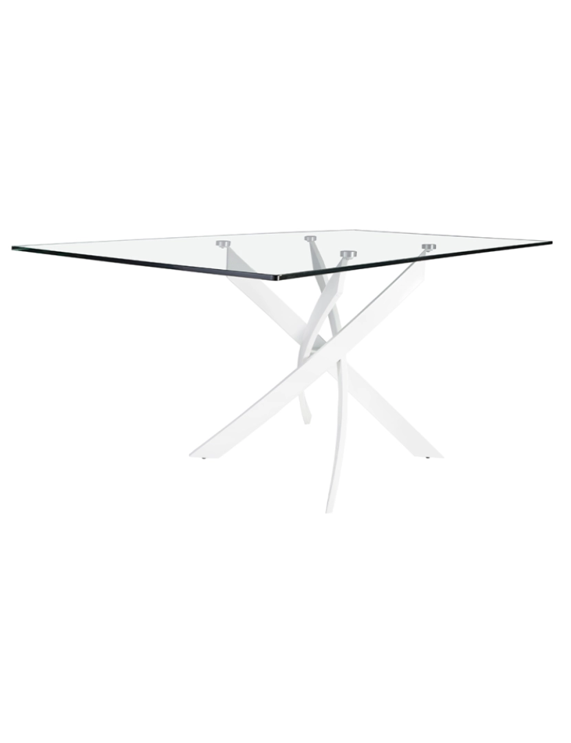 imagem de Mesa de jantar rectangular em vidro 1138 Angel Cerda7