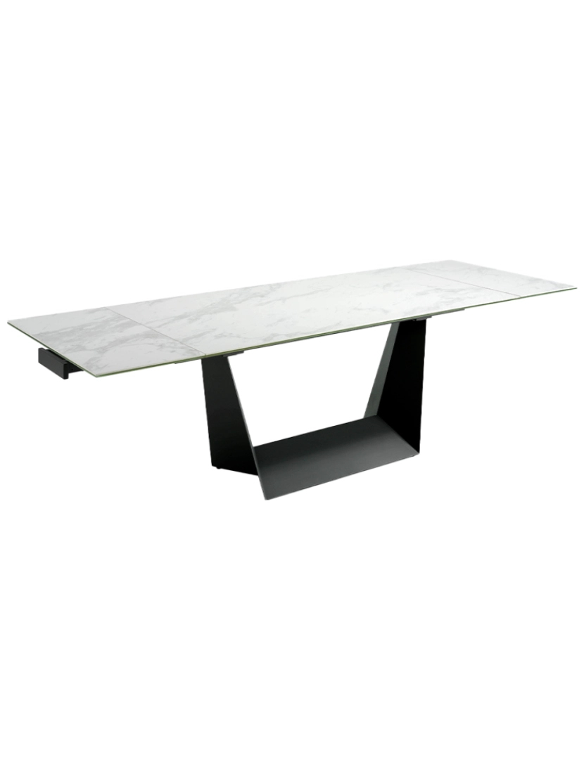 imagem de Mesa de jantar rectangular extensível com tampo em porcelana 1014 Angel Cerda7