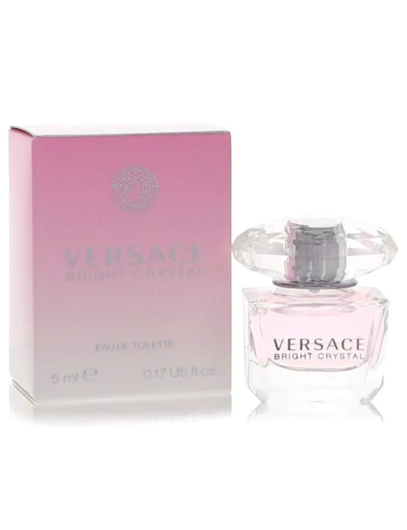 Versace - Cristal brilhante por Versace Mini Edt .17 Oz (Mulheres)