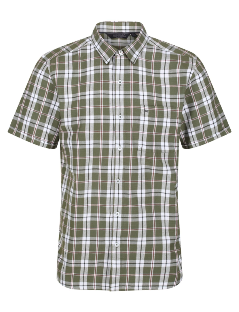 imagem de Regatta Mens Ryker Checked camisa de manga curta1