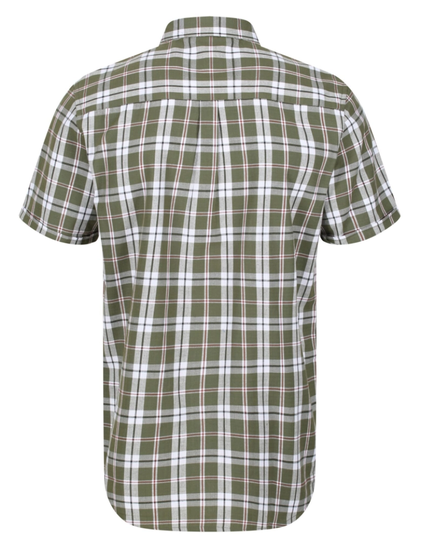 imagem de Regatta Mens Ryker Checked camisa de manga curta2