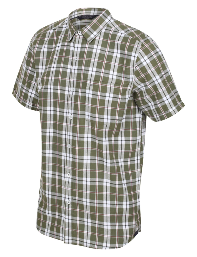 imagem de Regatta Mens Ryker Checked camisa de manga curta4