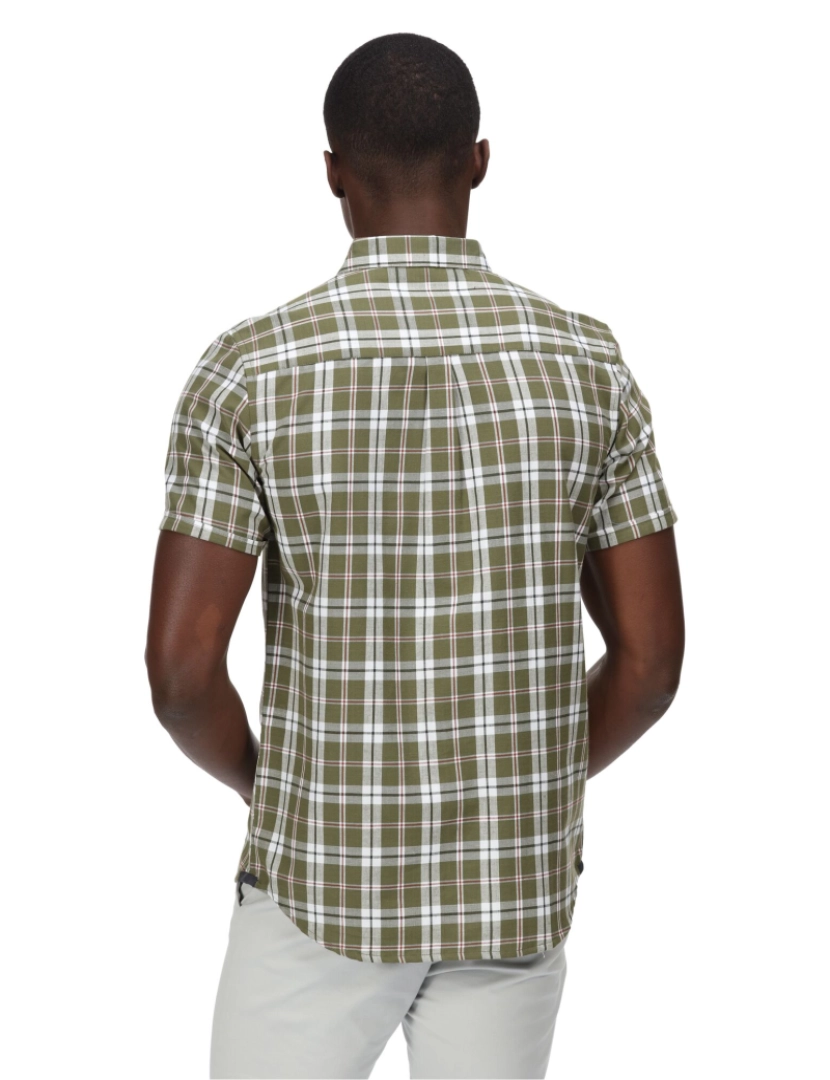 imagem de Regatta Mens Ryker Checked camisa de manga curta5