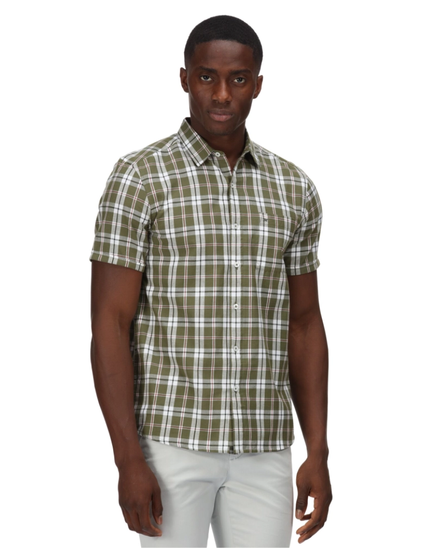 imagem de Regatta Mens Ryker Checked camisa de manga curta6