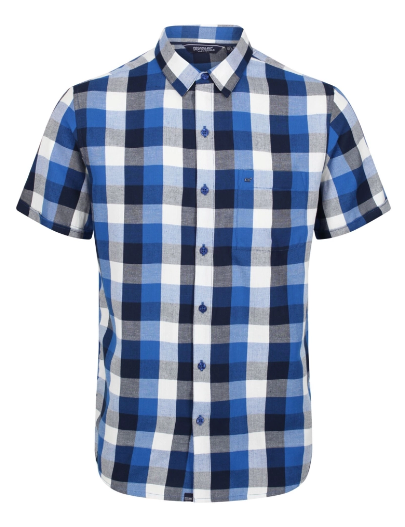 imagem de Regatta Mens Ryker Checked camisa de manga curta1