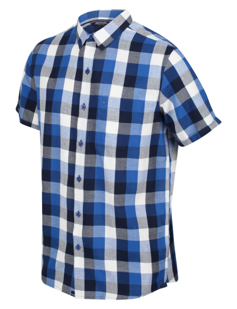 imagem de Regatta Mens Ryker Checked camisa de manga curta4