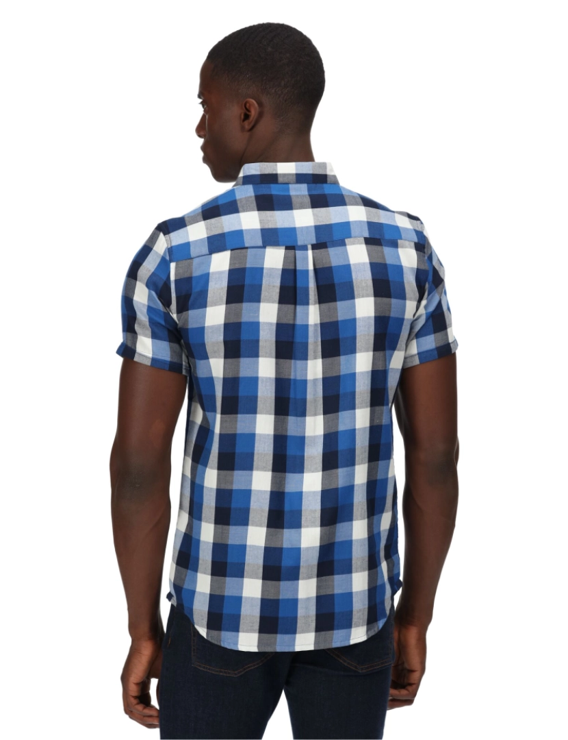 imagem de Regatta Mens Ryker Checked camisa de manga curta5