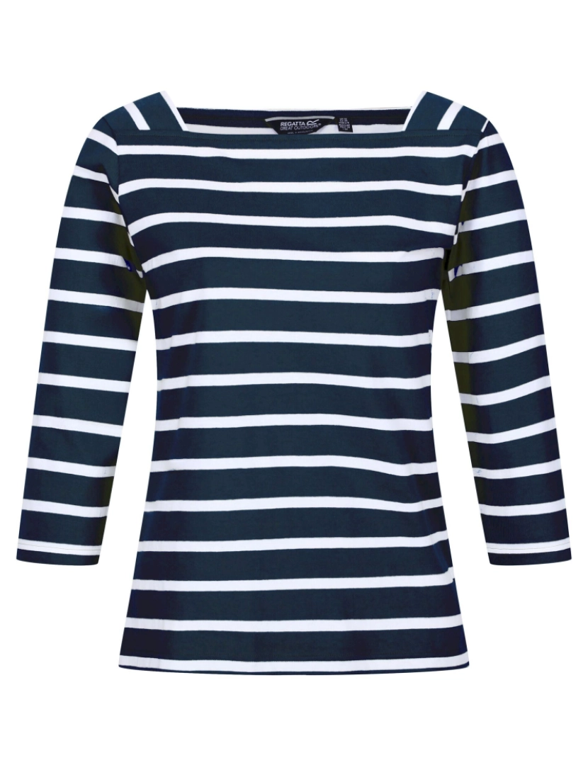 imagem de Regatta Womens/Ladies Polexia Stripe T-shirt1