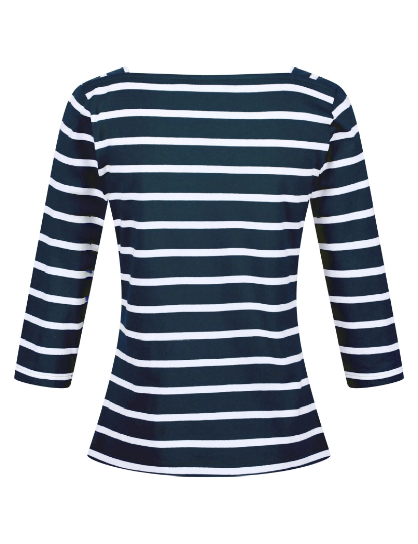 imagem de Regatta Womens/Ladies Polexia Stripe T-shirt2