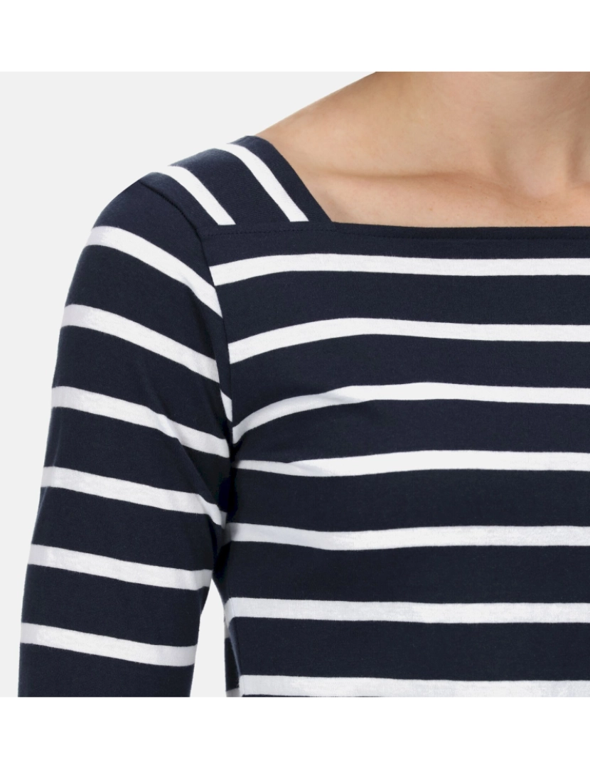 imagem de Regatta Womens/Ladies Polexia Stripe T-shirt5