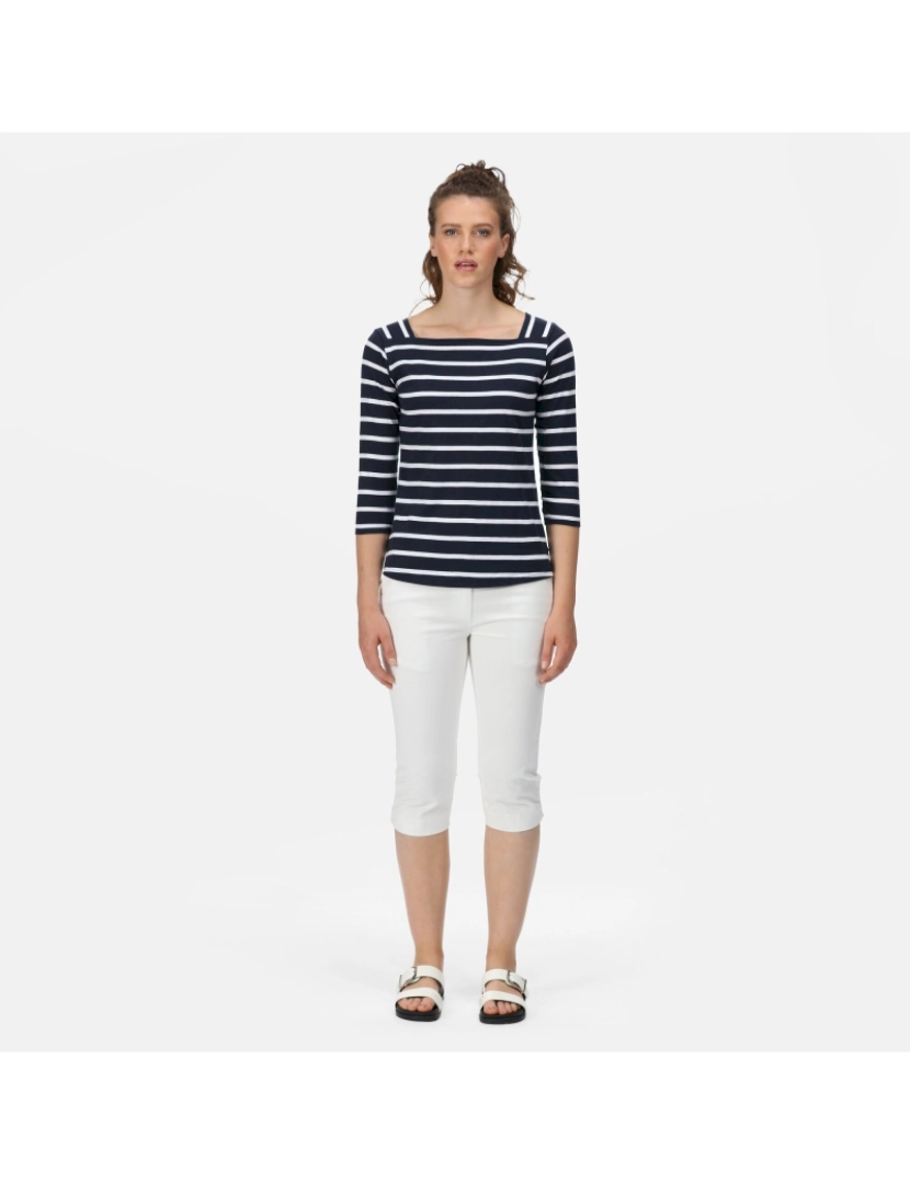 imagem de Regatta Womens/Ladies Polexia Stripe T-shirt6