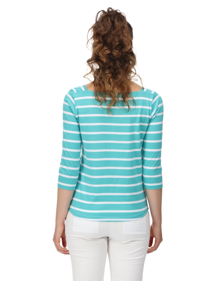 imagem de Regatta Womens/Ladies Polexia Stripe T-shirt6