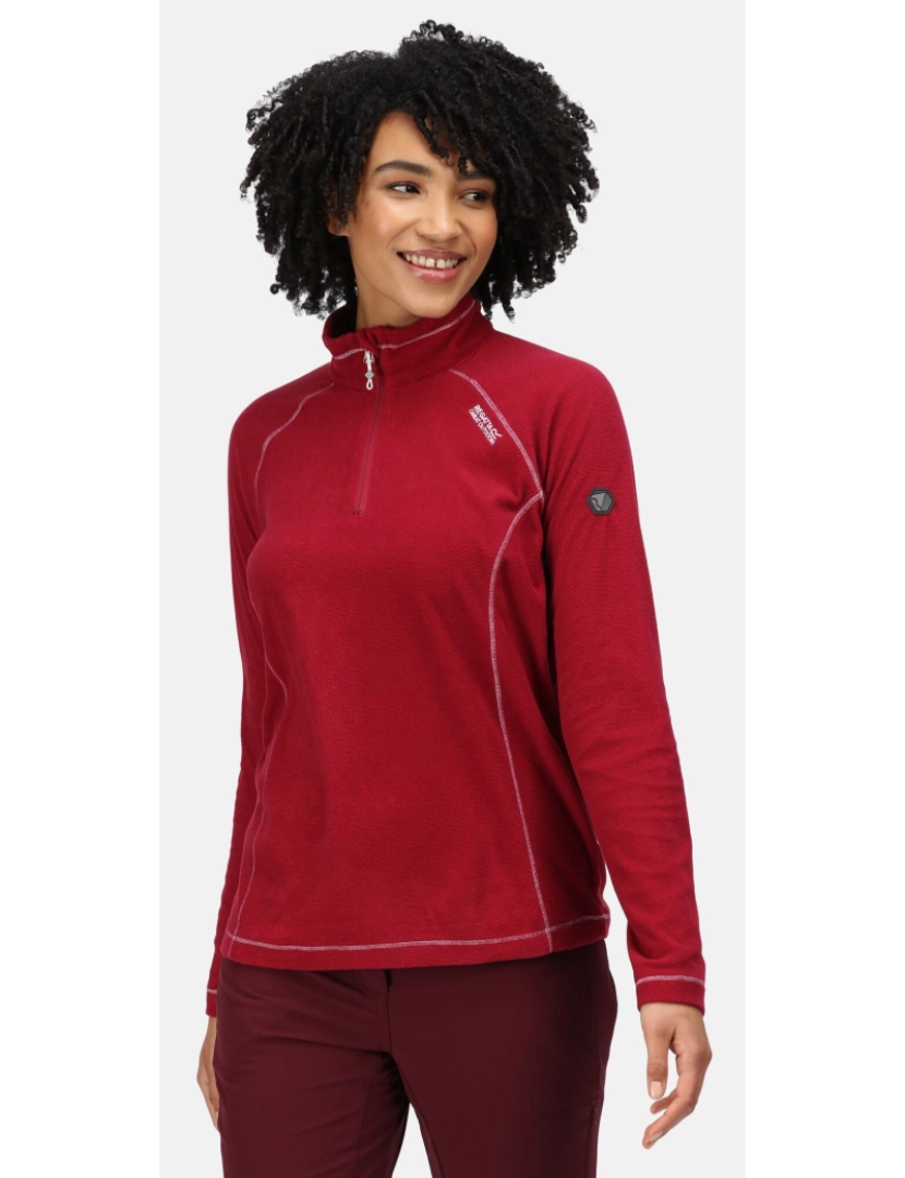 imagem de Regatta Great Outdoors Womens/Ladies Montes Half Zip Fleece Top3