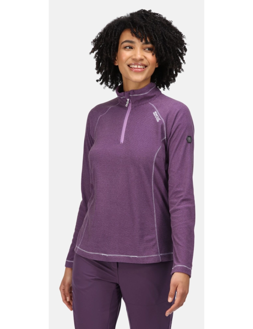 imagem de Regatta Great Outdoors Womens/Ladies Montes Half Zip Fleece Top3