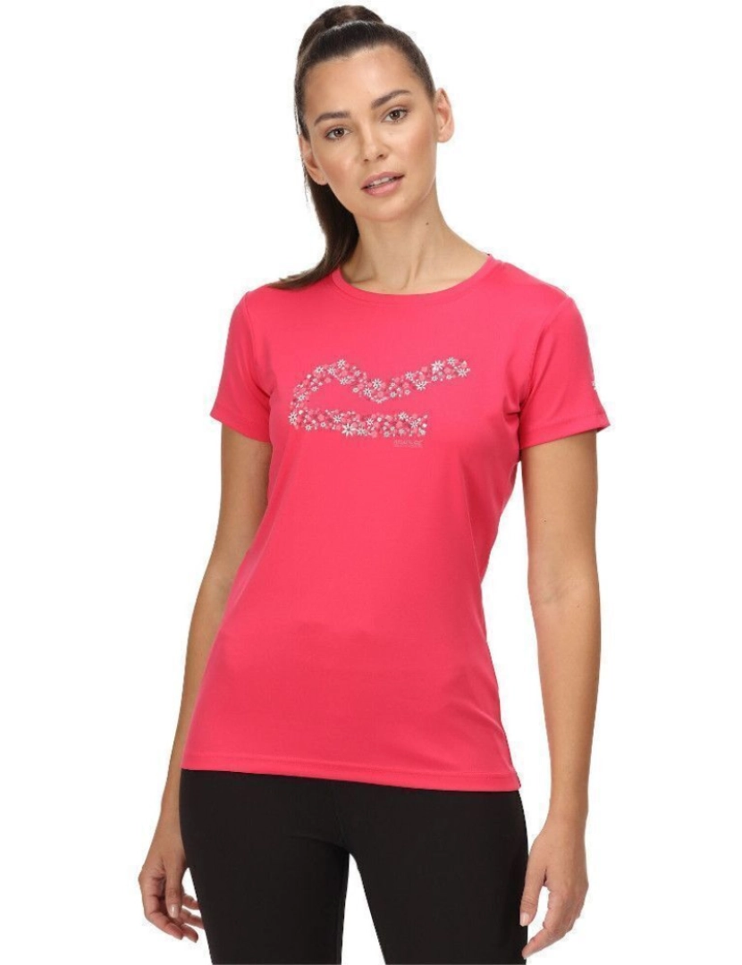 imagem de Regatta Womens/Ladies Fingal Vi Flower T-shirt3