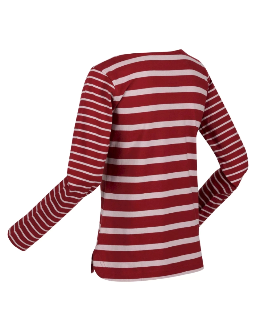 imagem de Regatta Womens/Ladies Farida Striped T-shirt de manga comprida3