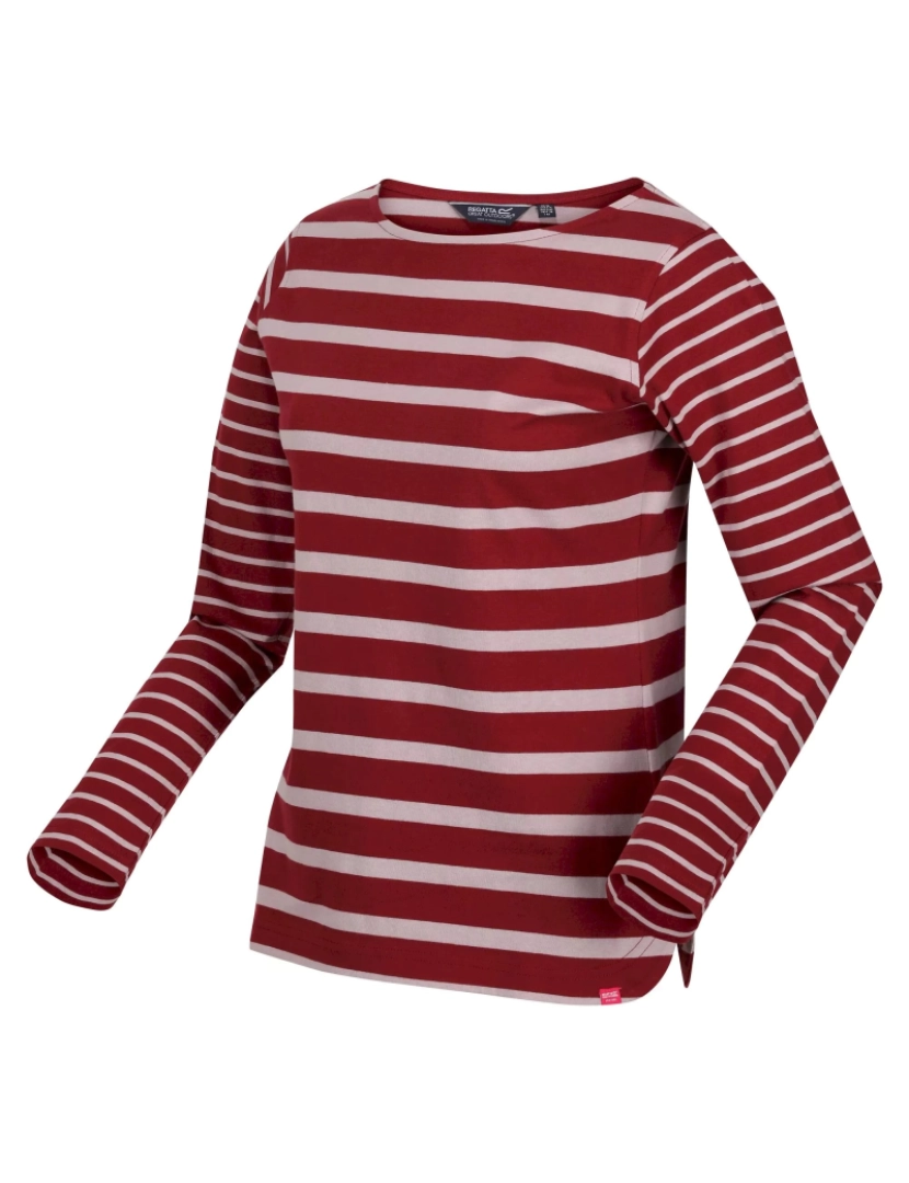 imagem de Regatta Womens/Ladies Farida Striped T-shirt de manga comprida4