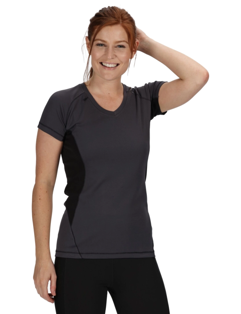 imagem de Regatta Activewear Womens Pequim manga curta T-shirt2