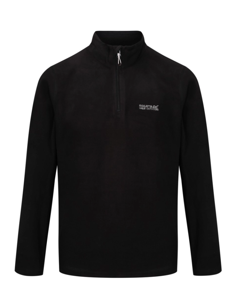 imagem de Regatta Great Outdoors Mens Thompson Meia Zip Fleece Top1