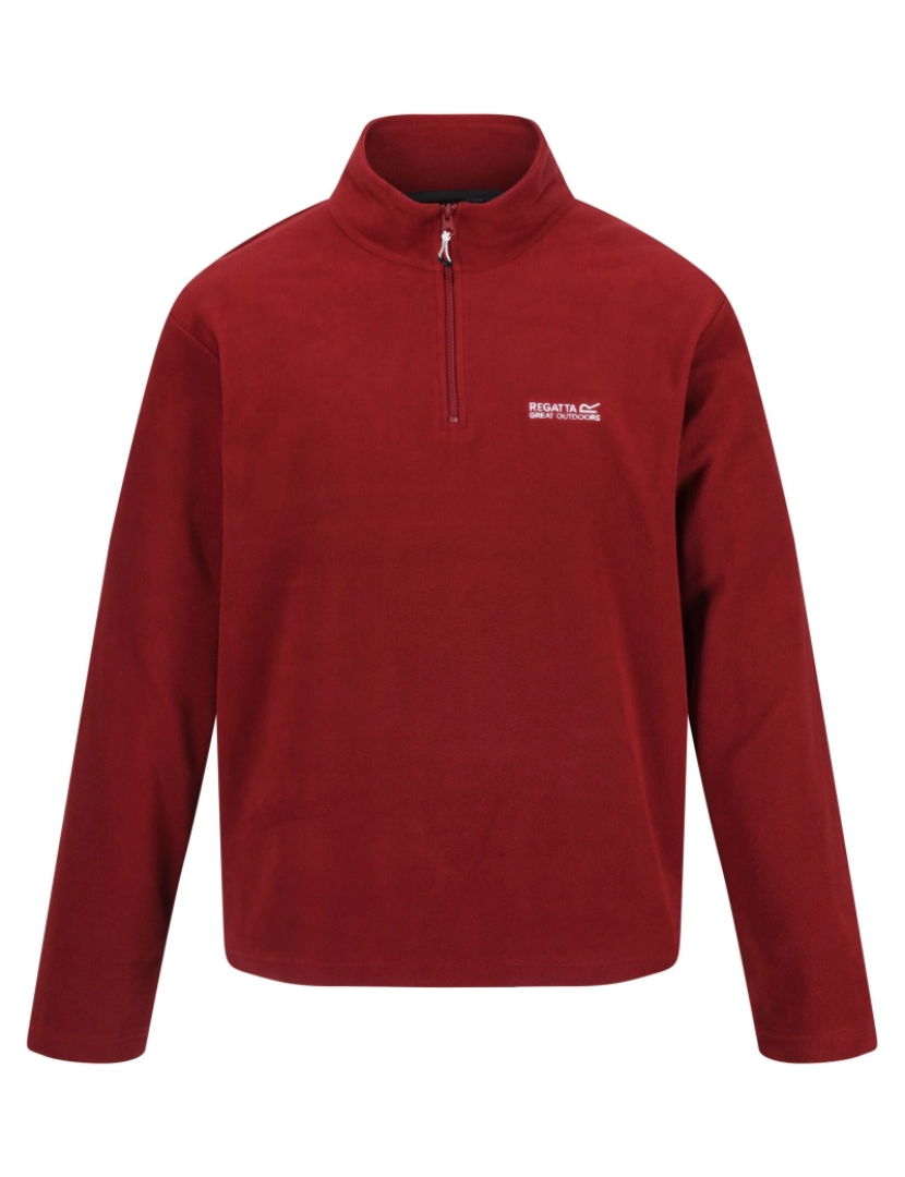 imagem de Regatta Great Outdoors Mens Thompson Meia Zip Fleece Top1