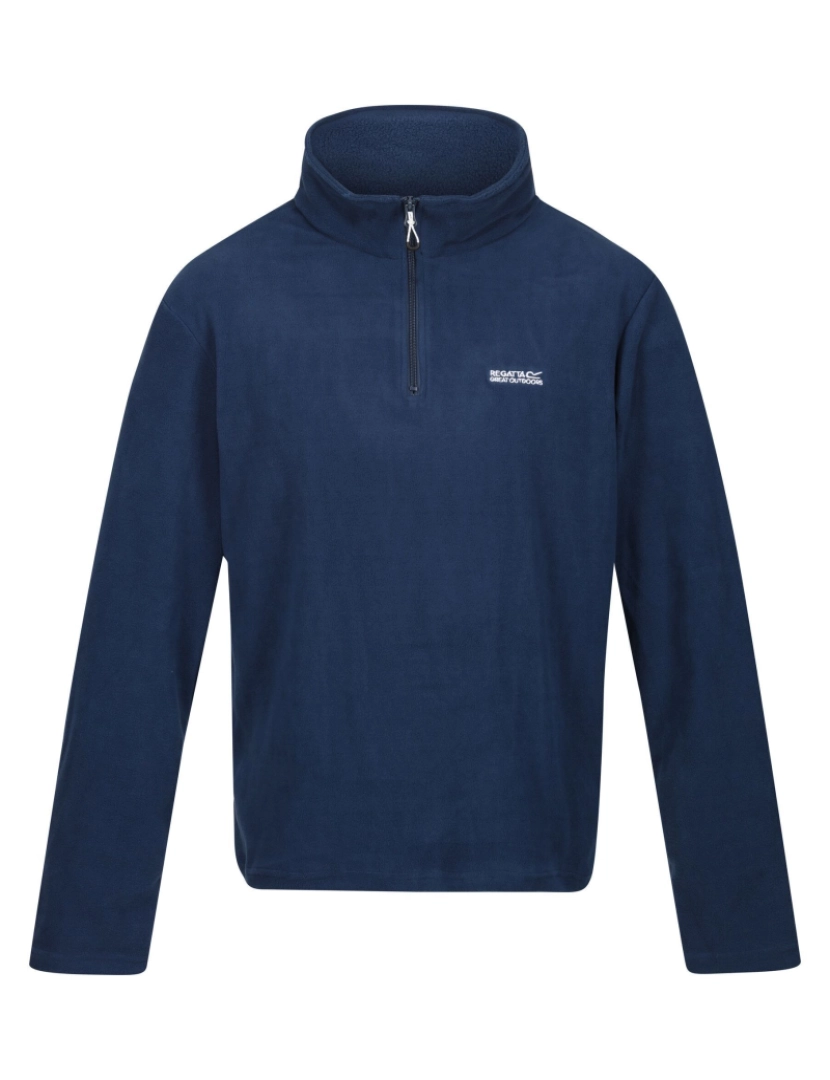 imagem de Regatta Great Outdoors Mens Thompson Meia Zip Fleece Top1