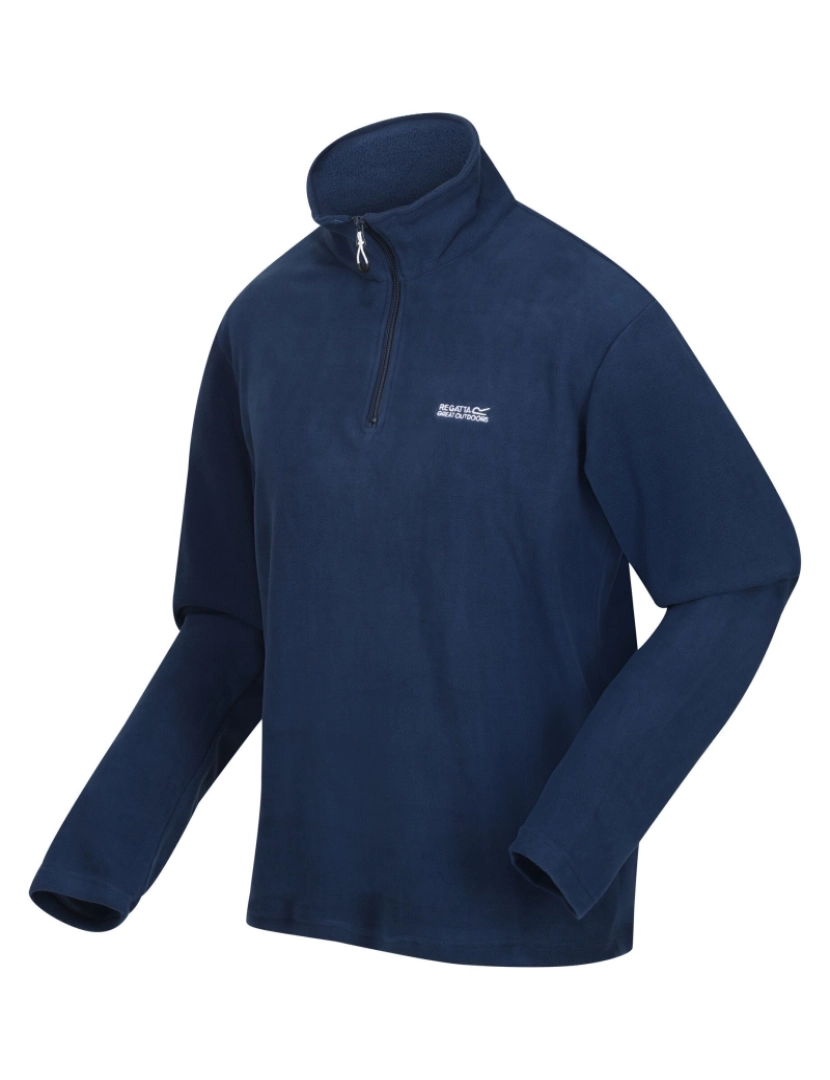 imagem de Regatta Great Outdoors Mens Thompson Meia Zip Fleece Top4