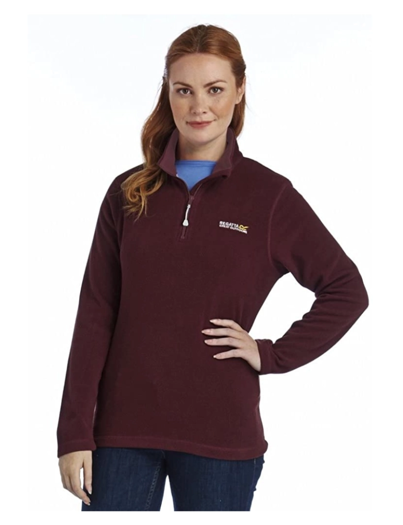 imagem de Regatta Grande ao ar livre Mulheres/Ladies Sweetheart 1/4 Zip Fleece Top4