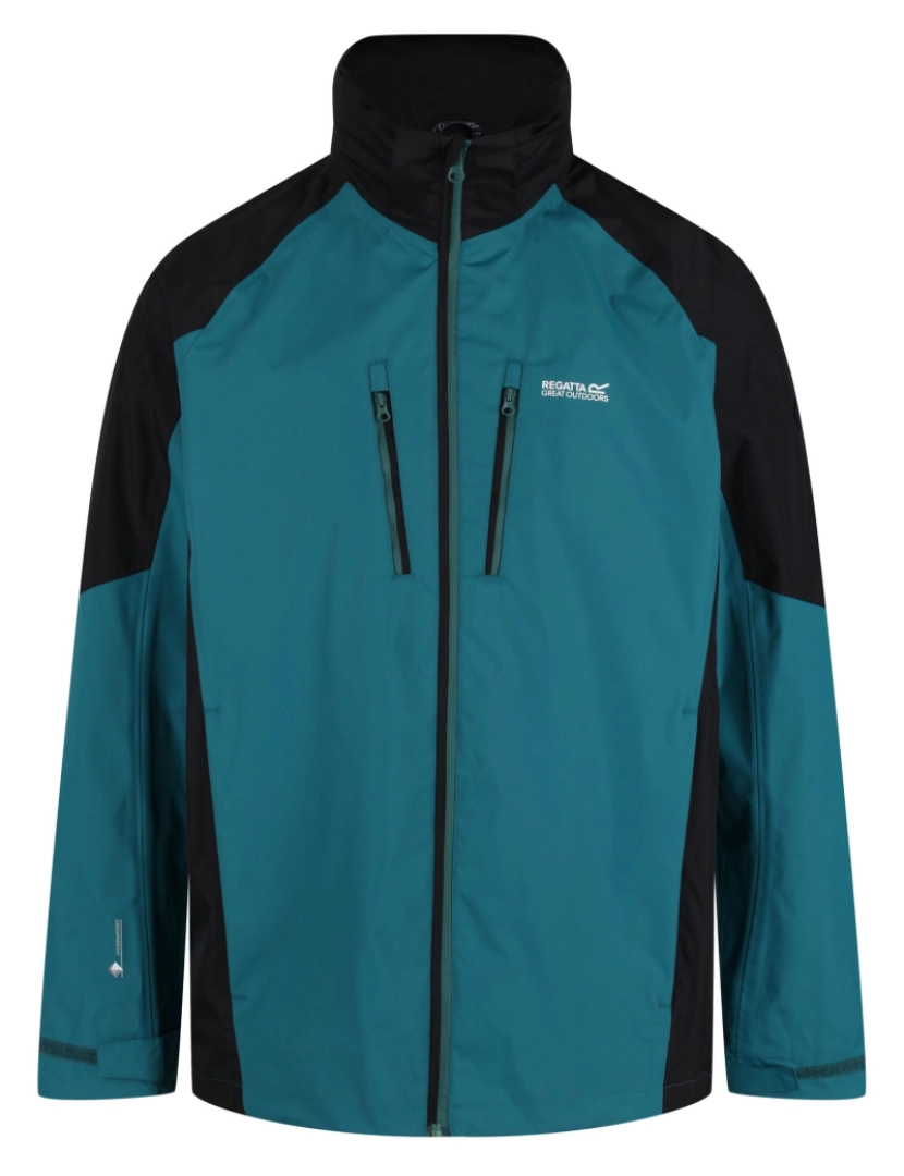 imagem de Regatta Mens Calderdale Iv impermeável Softshell com capuz Andar Jacket1