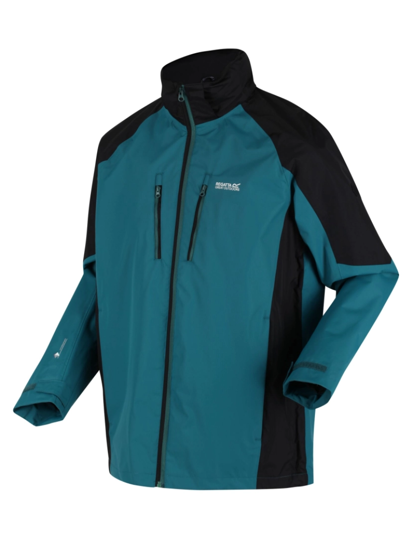 imagem de Regatta Mens Calderdale Iv impermeável Softshell com capuz Andar Jacket4