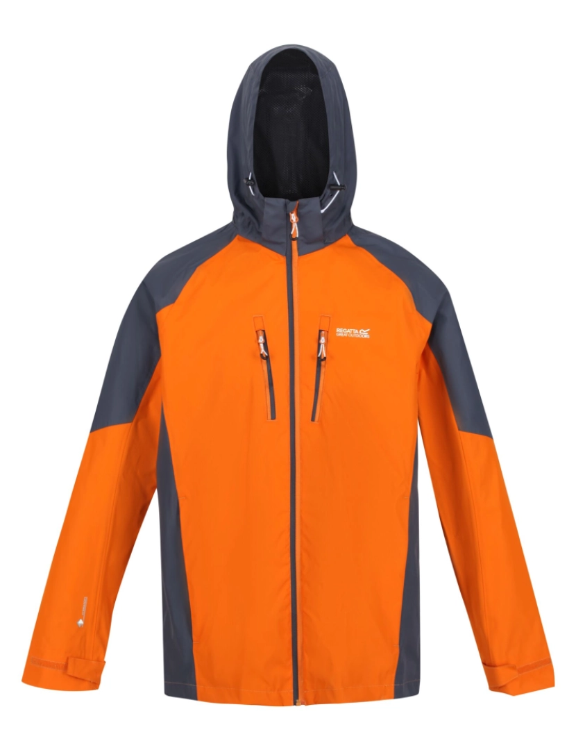 imagem de Regatta Mens Calderdale Iv impermeável Softshell com capuz Andar Jacket1