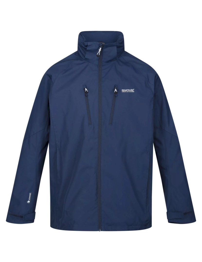 imagem de Regatta Mens Calderdale Iv impermeável Softshell com capuz Andar Jacket1