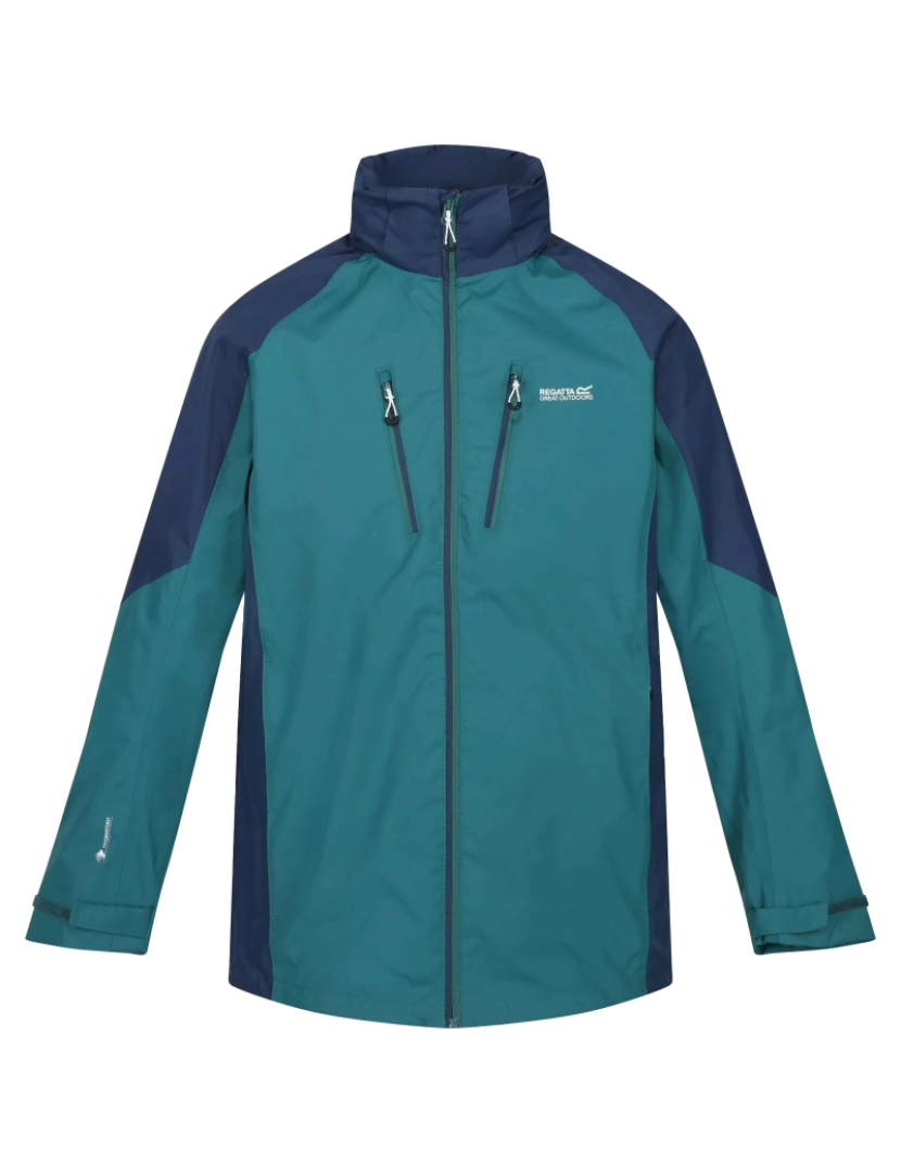 imagem de Regatta Mens Calderdale Iv impermeável Softshell com capuz Andar Jacket1