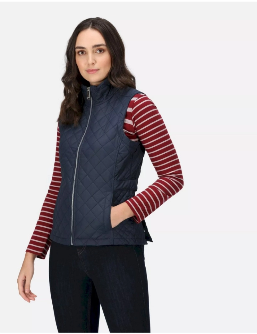 imagem de Regatta Womens/Ladies Charleigh Verificado Quilted Body Warmer5