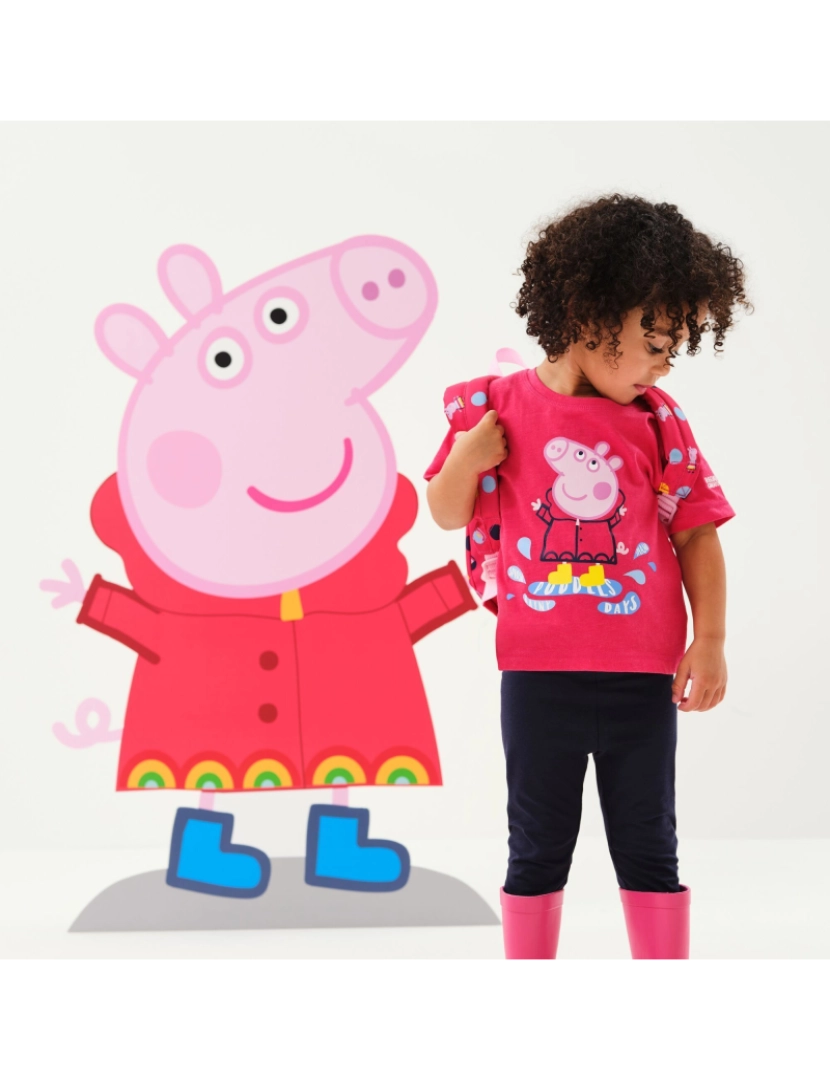 imagem de Regatta Crianças/Kids Peppa Porco Impresso T-shirt de manga curta6