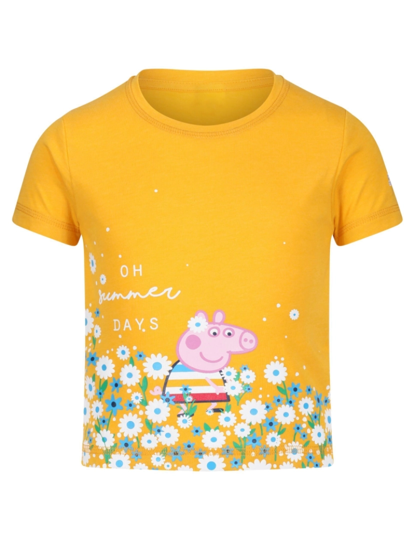 imagem de Regatta Crianças/Kids Peppa Porco Impresso T-shirt de manga curta1