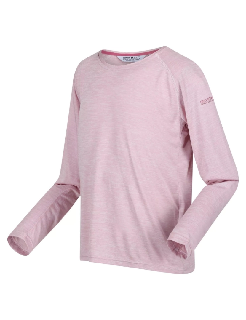 imagem de Regatta Crianças/Kids Burlow Marl Long-Sleeved T-Shirt3