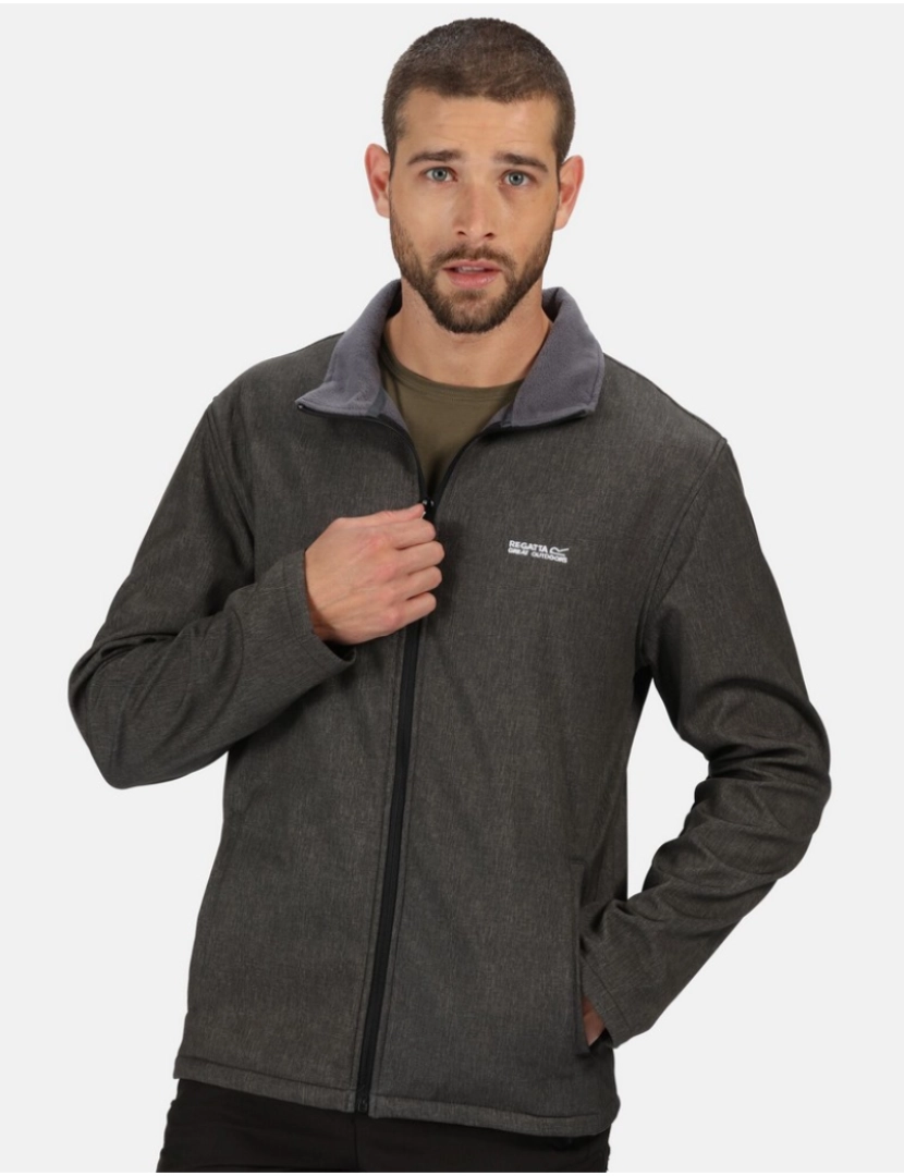 imagem de Regatta Mens Cera V Wind resistente Soft Shell Jacket6