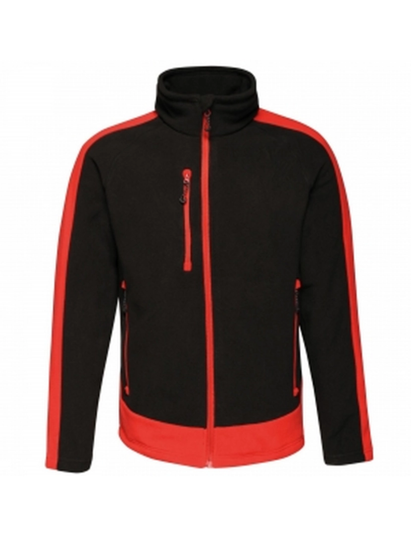 imagem de Regatta Mens Contrast Fleece Jaqueta1