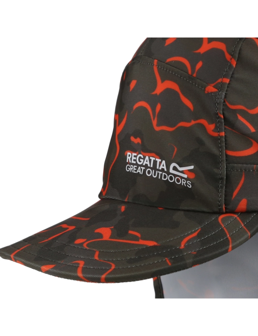 imagem de Regatta Great Outdoors Crianças/Kids Sun Protection Cap - 1-3 Años3