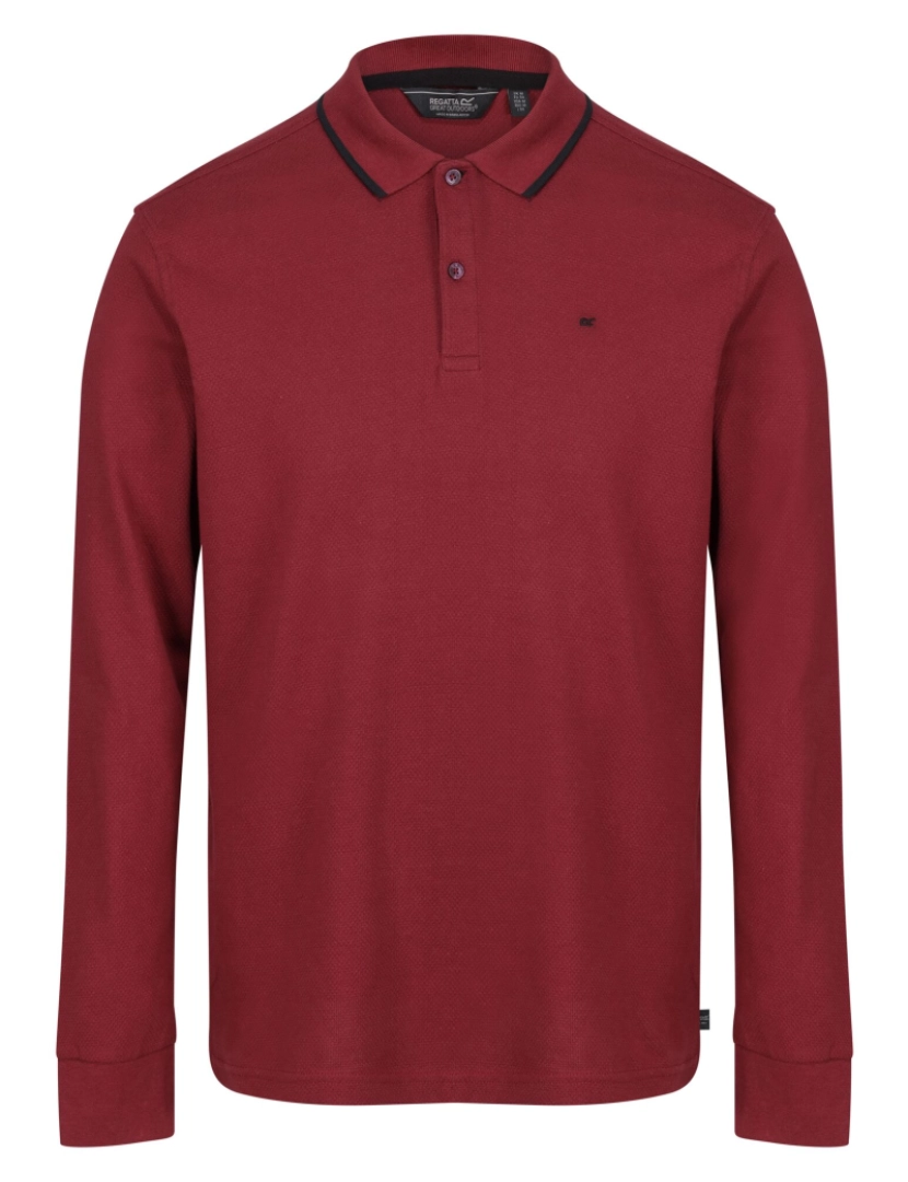 imagem de Regatta Mens Leaonzo Long-Sleeved Polo camisa1