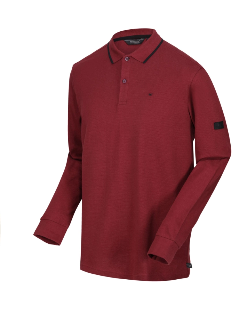 imagem de Regatta Mens Leaonzo Long-Sleeved Polo camisa4