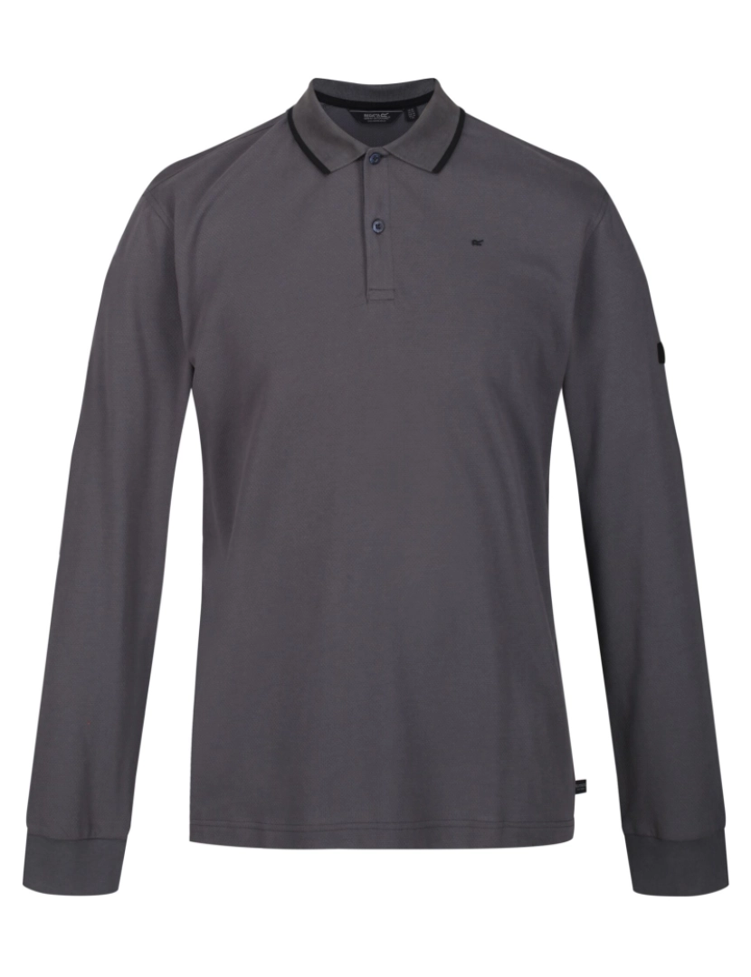 imagem de Regatta Mens Leaonzo Long-Sleeved Polo camisa1