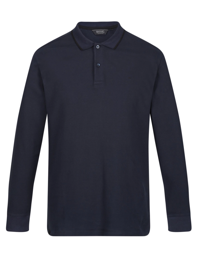 imagem de Regatta Mens Leaonzo Long-Sleeved Polo camisa1