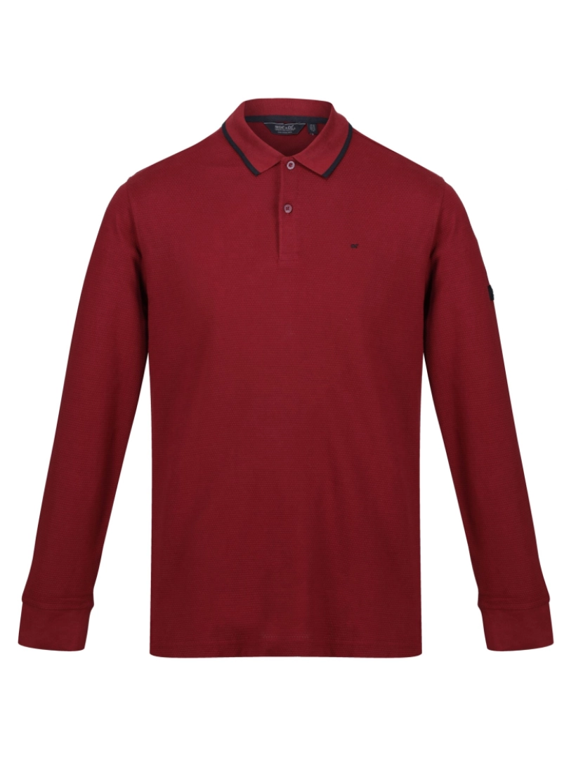 imagem de Regatta Mens Leaonzo Long-Sleeved Polo camisa1