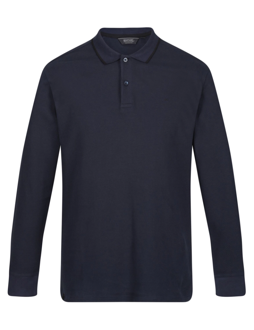 imagem de Regatta Mens Leaonzo Long-Sleeved Polo camisa1