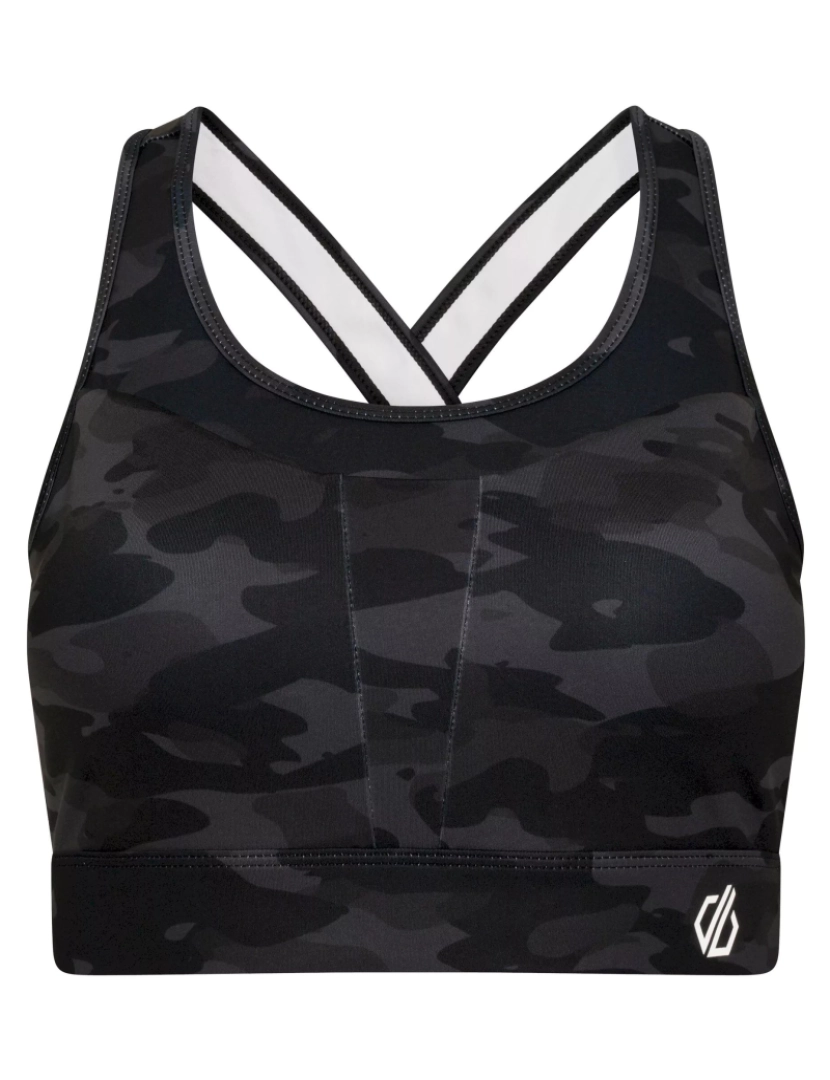 imagem de Dare 2B Mulheres/Ladies The Laura Whitmore Editar - Mantra Camo Recycled Sports Bra1