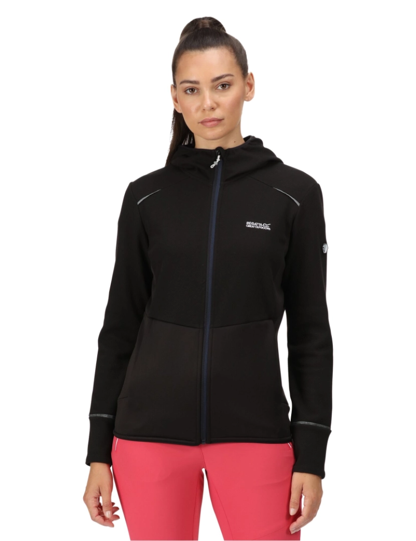 imagem de Regatta Womens/Ladies Textured Fleece Full Zip Hoodie4